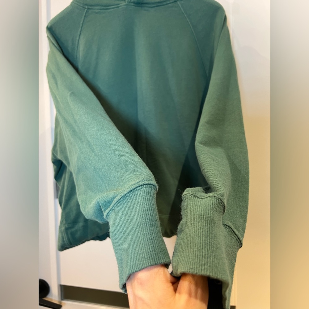 Vuori Sunnyside 100% Cotton French Terry Hoodie Cactus Women's XL - Picture 6 of 11